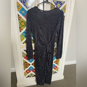 Zara MIDI Dress with Tie